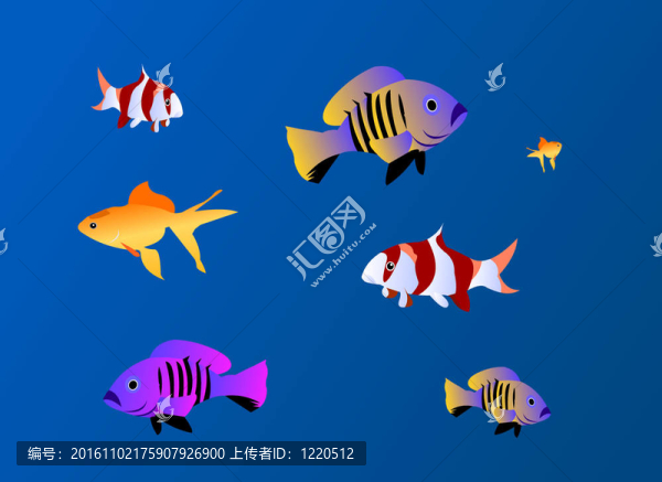 魚(yú)類(lèi)的水族箱背景