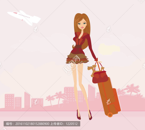 旅行的女孩