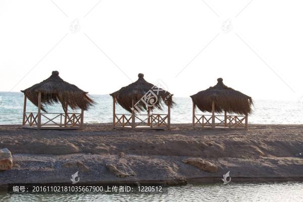 寒冷在Mediterranean海岸。土耳其。Belek。
