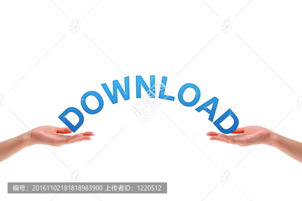 手拿著字下載