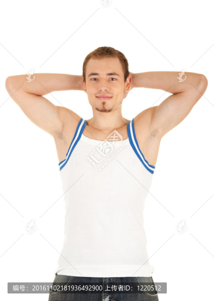 運(yùn)動的年輕人