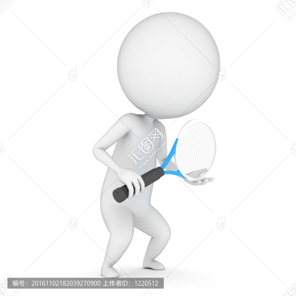 有網(wǎng)球拍的家伙