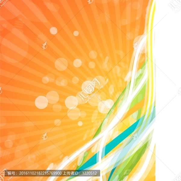 彩色線。摘要背景