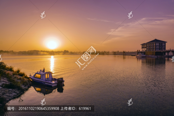 邳州銀杏湖晨色