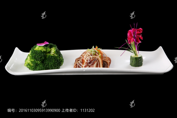 西蘭花拌豬脆耳