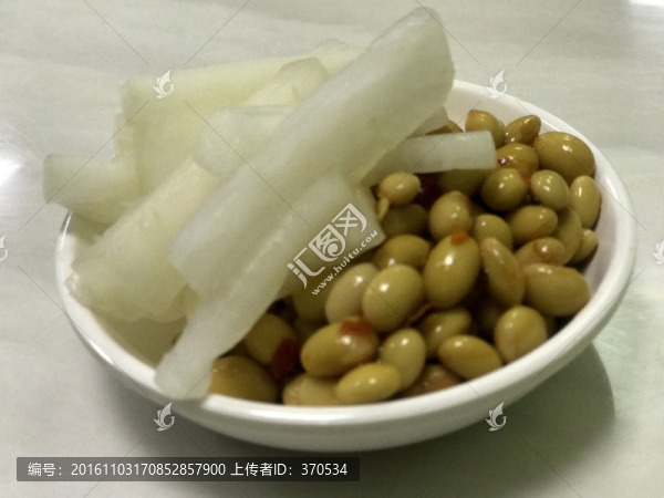 毛豆咸菜