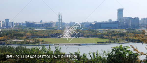 遠(yuǎn)眺水立方,,國(guó)家體育館