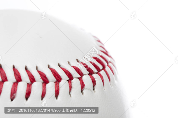 干凈的白色棒球