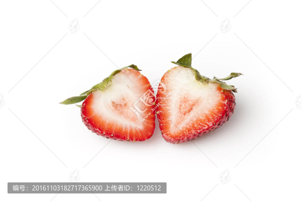 鮮紅色的草莓