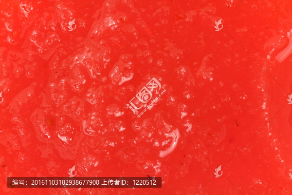 草莓蘋果醬特寫
