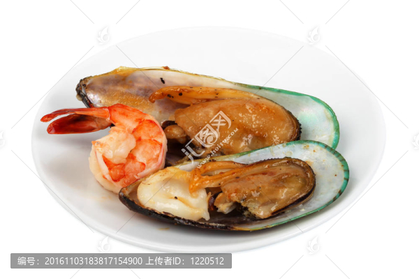 貽貝和蝦