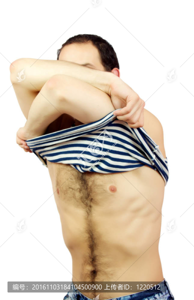 英俊的肌肉男