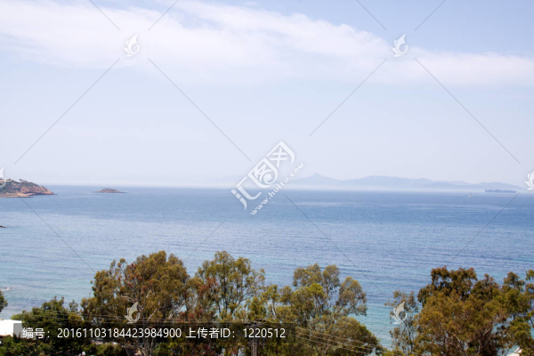 美麗的希臘景觀海