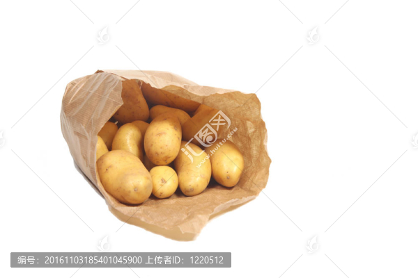 紙袋里的新土豆