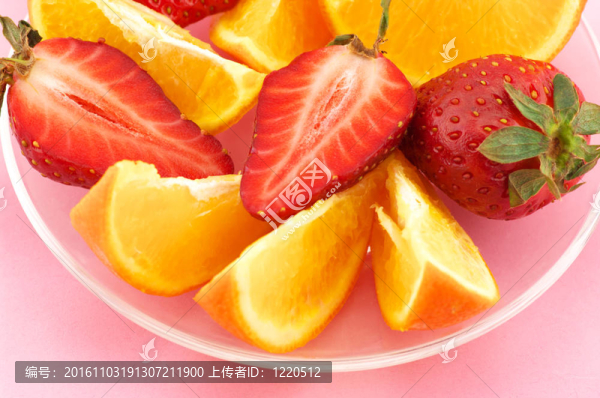 Strawberry和柑橘片