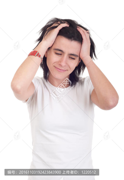 強調休閑的女人