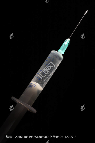 光束注射器。在一個(gè)黑色的。