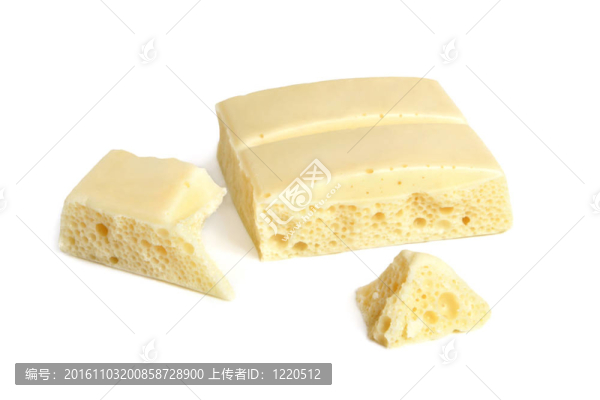 白色多孔巧克力片