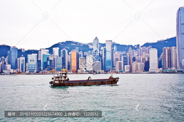 香港貨運shipy生銹對高層及超高層建筑的海洋維港景觀
