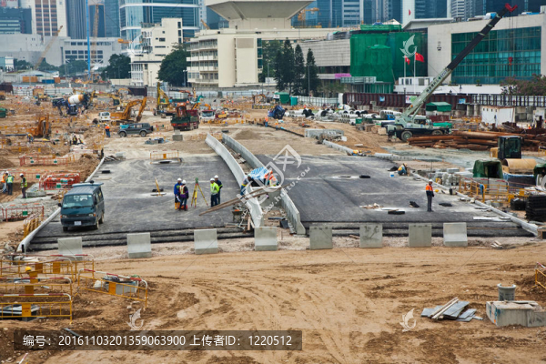 在香港中心的Victoria筑路