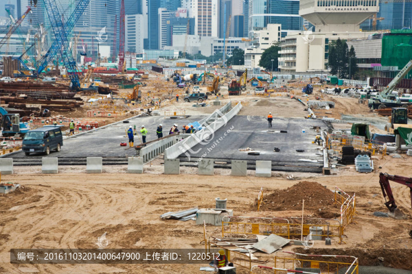 在香港中心的Victoria筑路