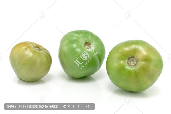 三綠色的西紅柿