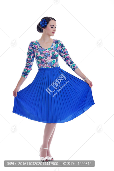 美麗的年輕女性白人孤立