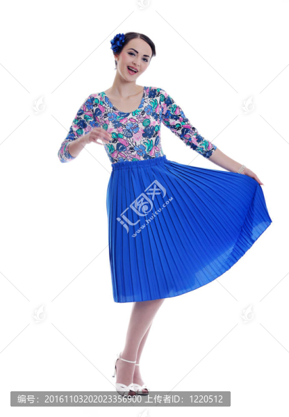 美麗的年輕女性白人孤立