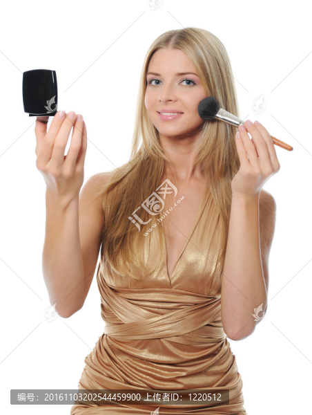 一個美麗的女人的肖像