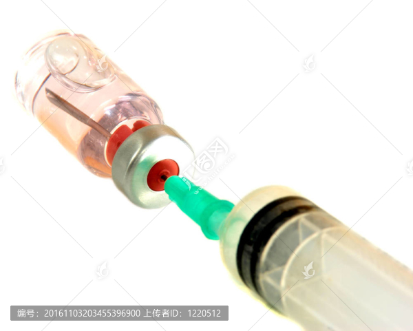 注射器用小瓶裝滿液體