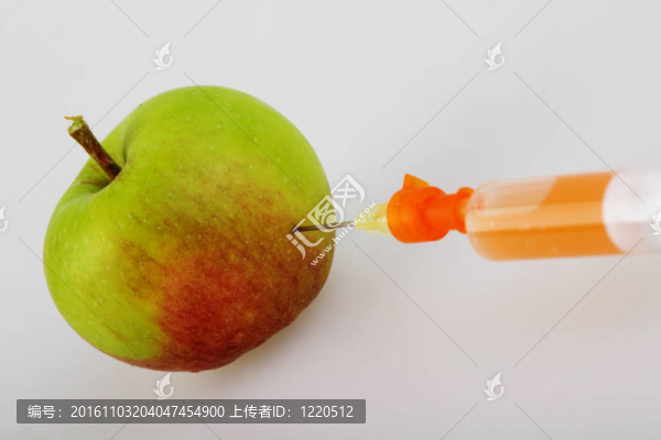 蘋(píng)果的注射器