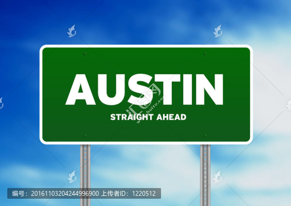 奧斯??；德克薩斯公路標志