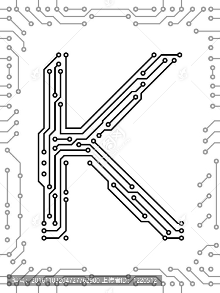 印刷電路板的字母表