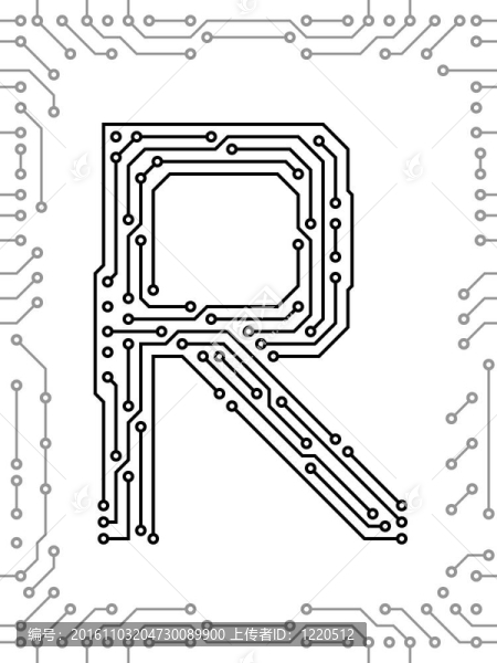 印刷電路板的字母表