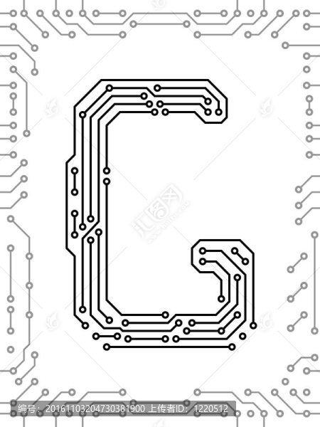 印刷電路板的字母表