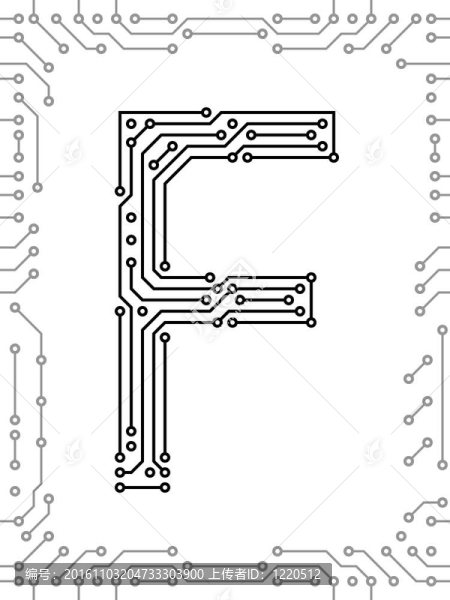 印刷電路板的字母表