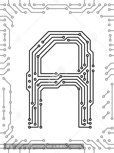 印刷電路板的字母表
