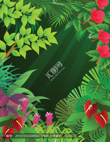 熱帶森林背景