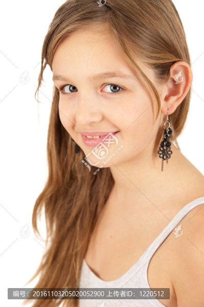 可愛(ài)的年輕女孩