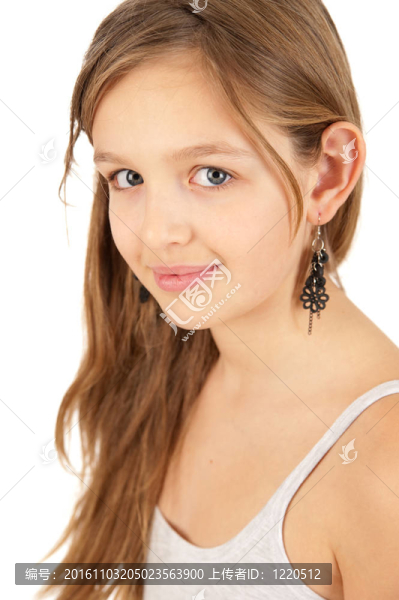 可愛(ài)的年輕女孩