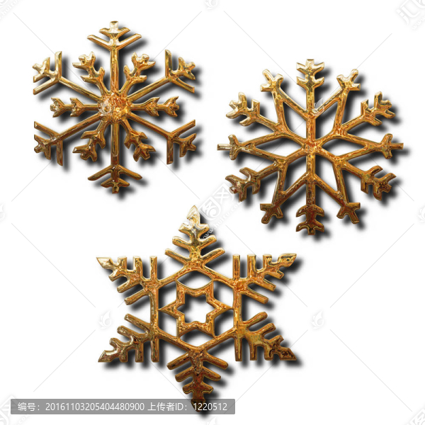 金色的雪花