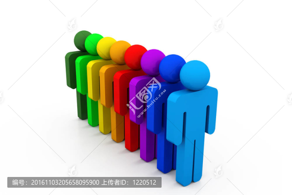 排隊(duì)的人