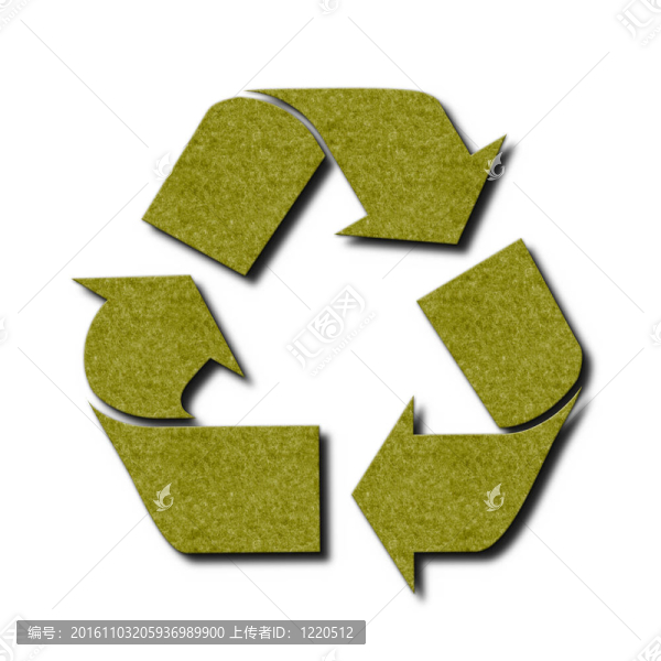 綠色感覺回收符號(hào)