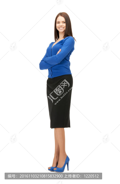 幸福和微笑的女人