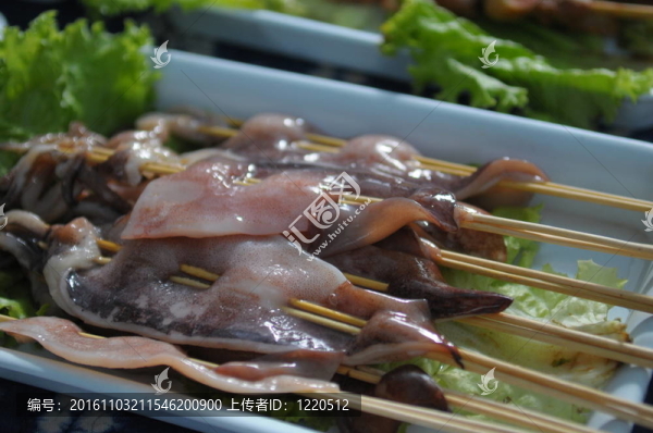 棍子上的魷魚