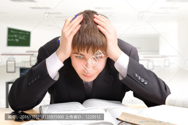 震驚的學生