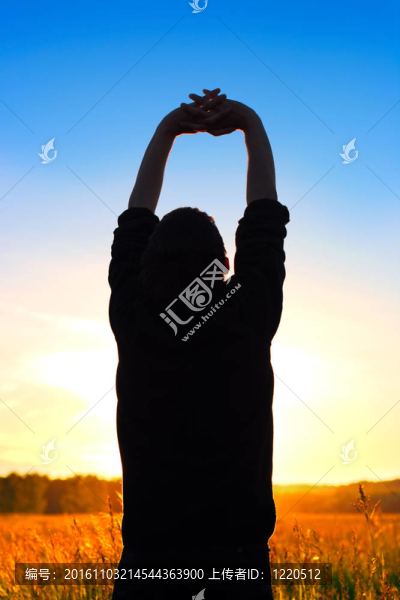 人的剪影