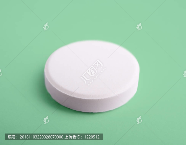 白色的藥片