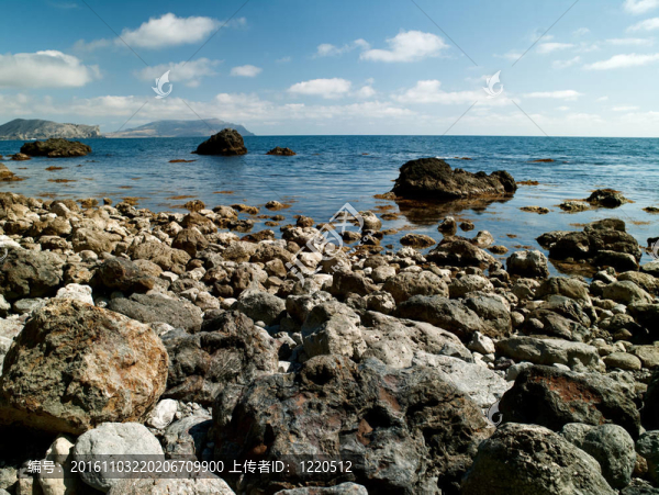 海面。烏克蘭；黑海海岸線