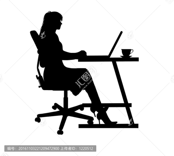 女人在筆記本電腦